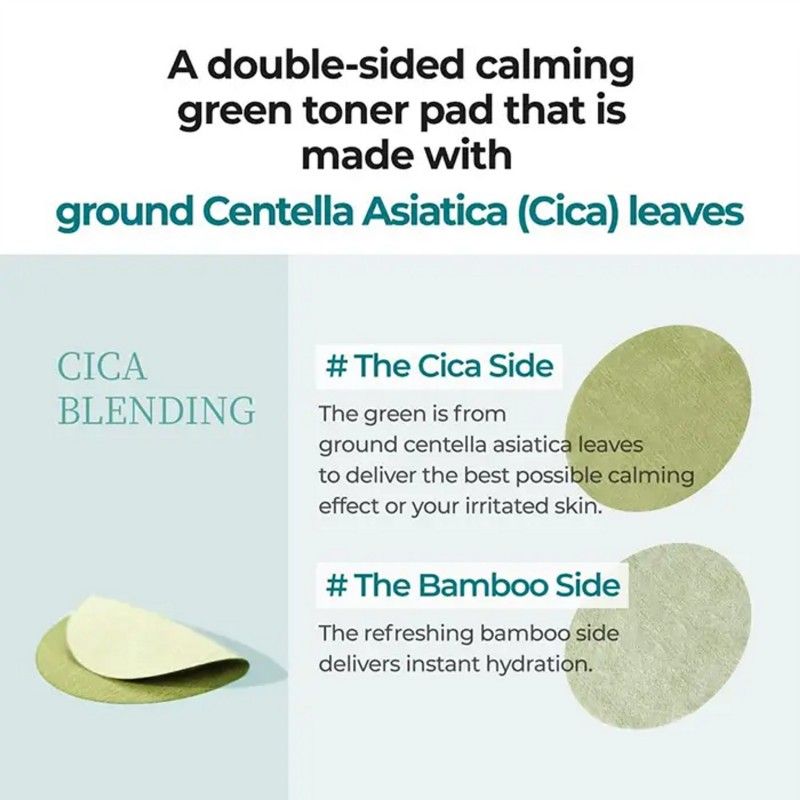 Numbuzin No.1 Centella Re-Leaf Green Toner Pad 70pcs