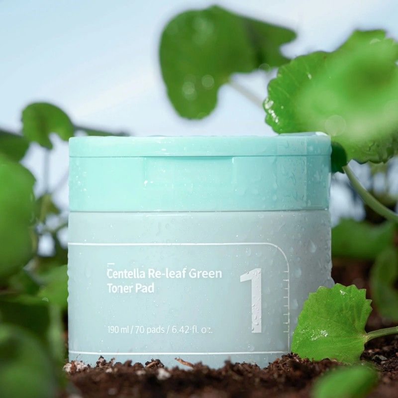 Numbuzin No.1 Centella Re-Leaf Green Toner Pad 70pcs