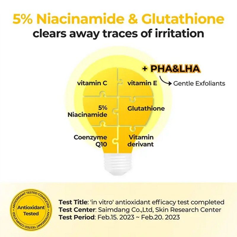 Numbuzin No.5 Vitamin-Niacinamide Concentrated Toner Pad 70pcs