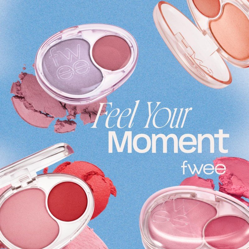 Fwee Mellow Dual Blush #PK01 Love Me Highkey