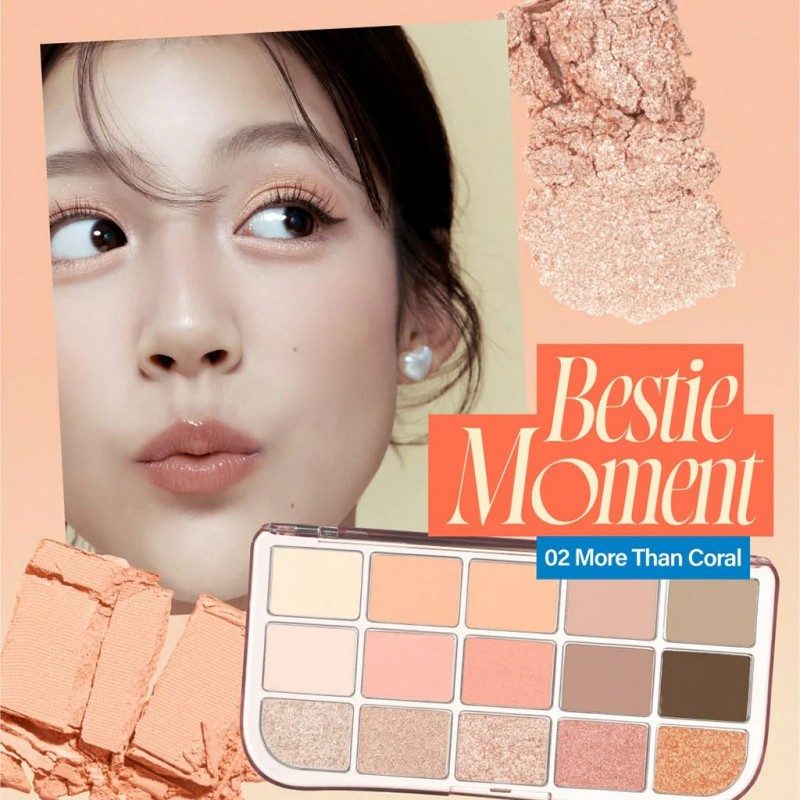 Fwee More Mood Eyeshadow Palette #02 More Than Coral