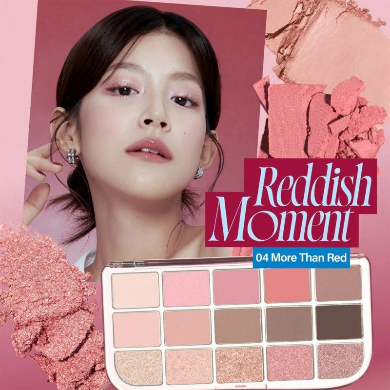 Fwee More Mood Eyeshadow Palette #04 More Than Red