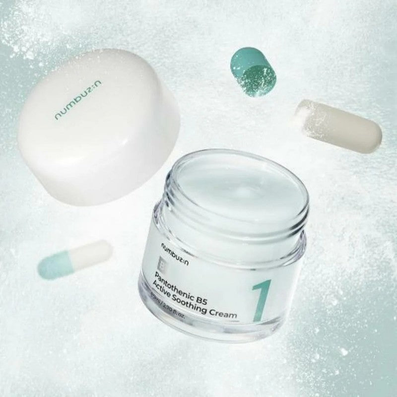 Numbuzin No.1 Pantothenic B5 Active Soothing Cream 80ml (+Pad 6pcs)