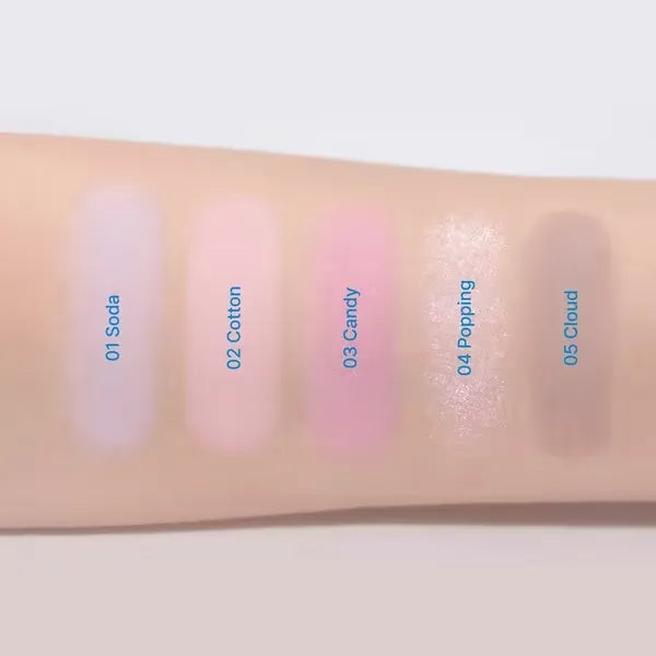 Fwee Pocket Eyeshadow Palette #EP01 Candy Floss 6.6g