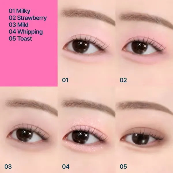 Fwee Pocket Eyeshadow Palette #EP03 Strawberry Whip 6.6g