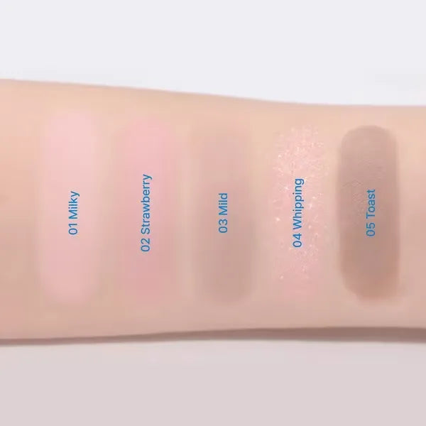 Fwee Pocket Eyeshadow Palette #EP03 Strawberry Whip 6.6g