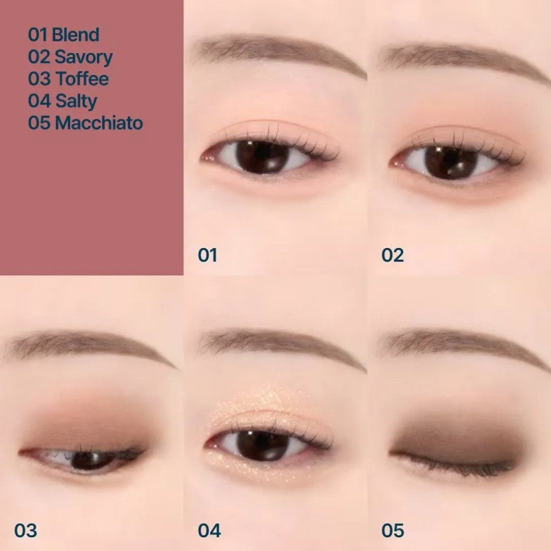 Fwee Pocket Eyeshadow Palette #EP04 Salty Caramel 6.6g