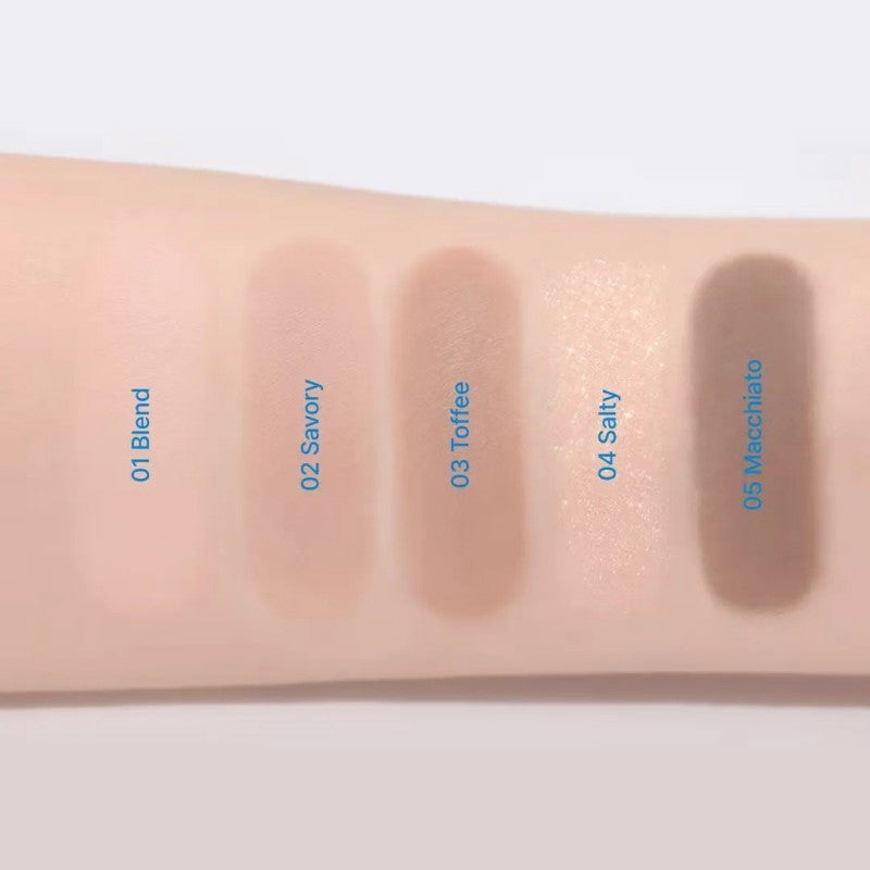 Fwee Pocket Eyeshadow Palette #EP04 Salty Caramel 6.6g