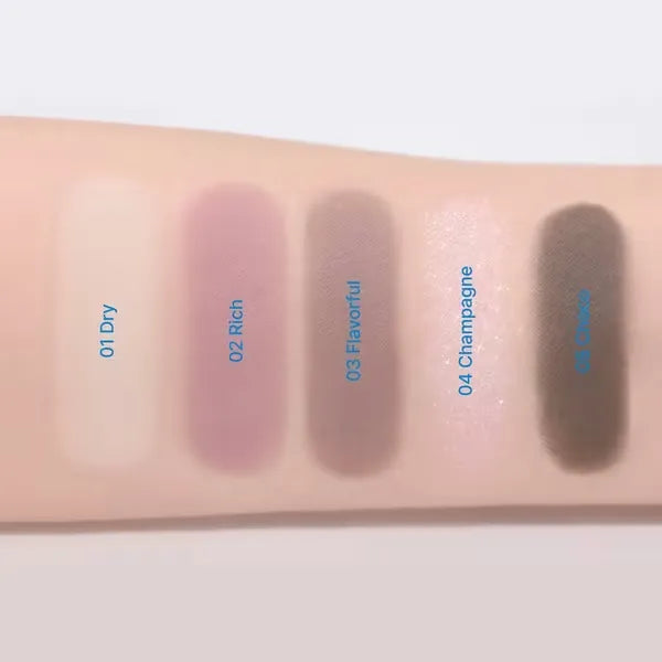 Fwee Pocket Eyeshadow Palette #EP05 Grape Bonbon 6.6g