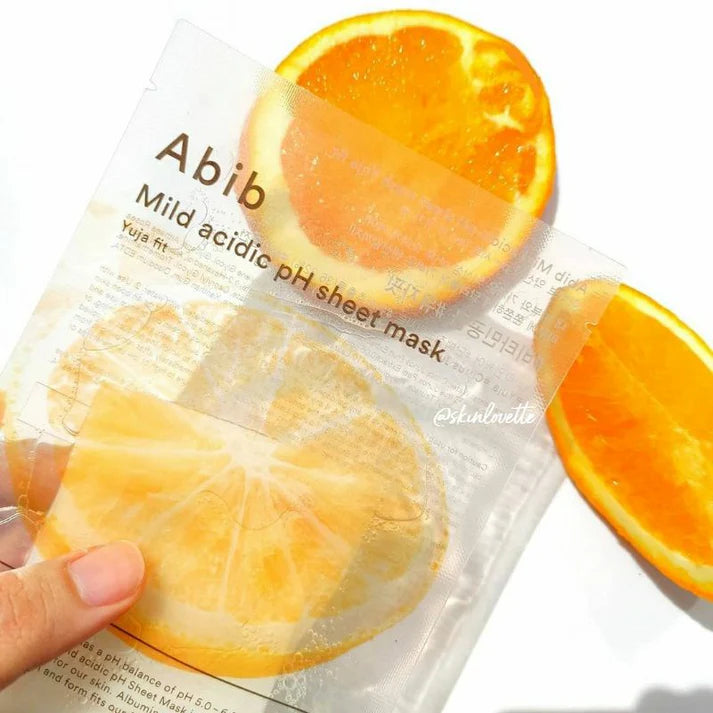 Abib Mild Acidic PH Sheet Mask Yuja Fit 1pcs