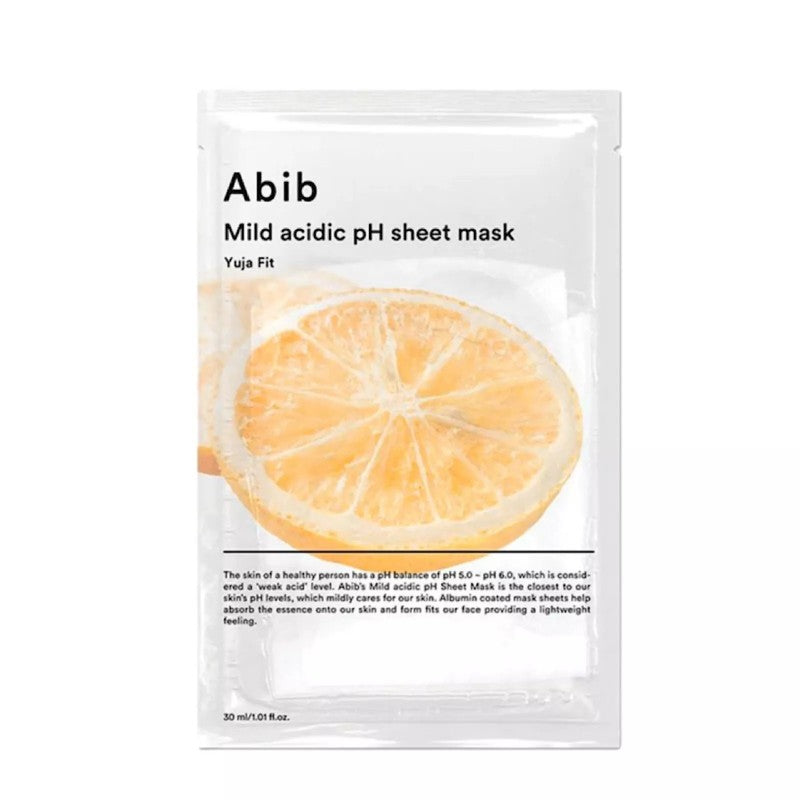 Abib Mild Acidic PH Sheet Mask Yuja Fit 1pcs