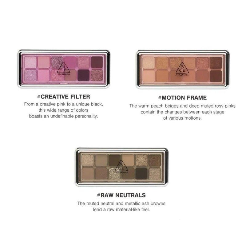 3CE New Take Eyeshadow Palette #Raw Neutrals