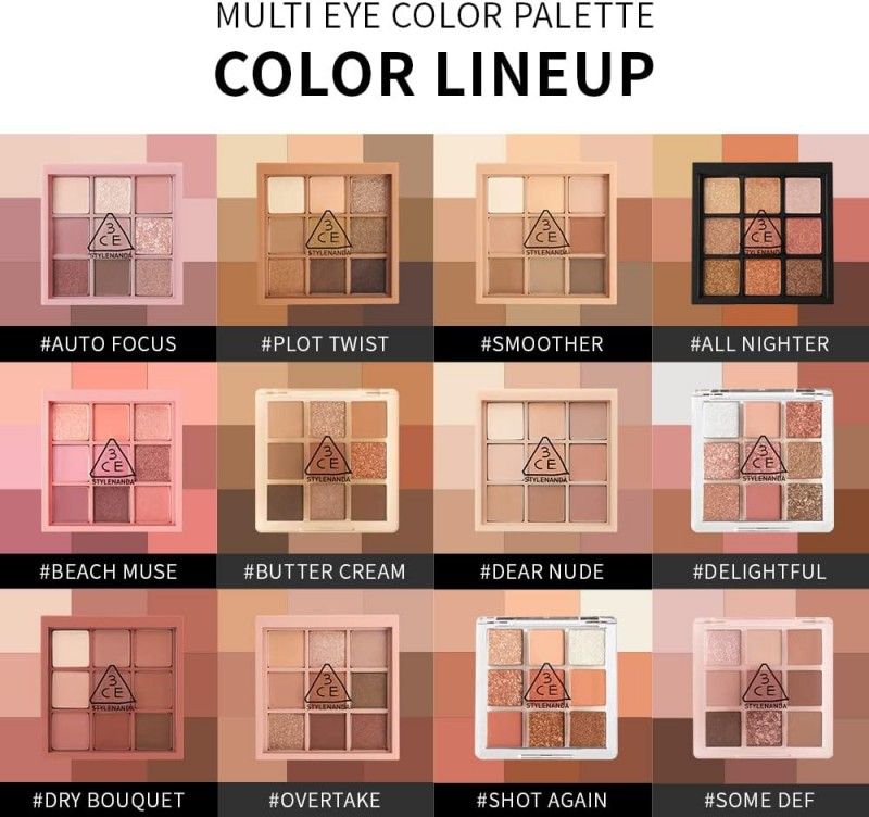 3CE Multi Eye Color Palette #Overtake