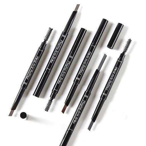 Etude House爱丽小屋双头眉笔顺滑自然#01黑棕色