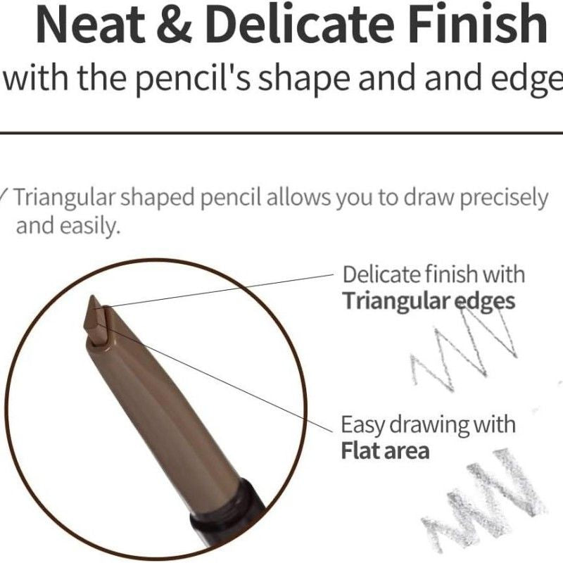 Etude House爱丽小屋双头眉笔防水不晕染#04深灰色