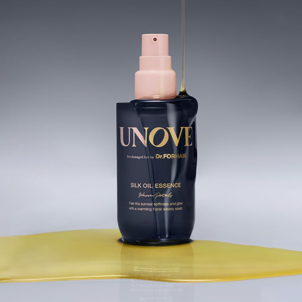 Unove Silk Oil Essence Hair Serum Warm Petals 70ml