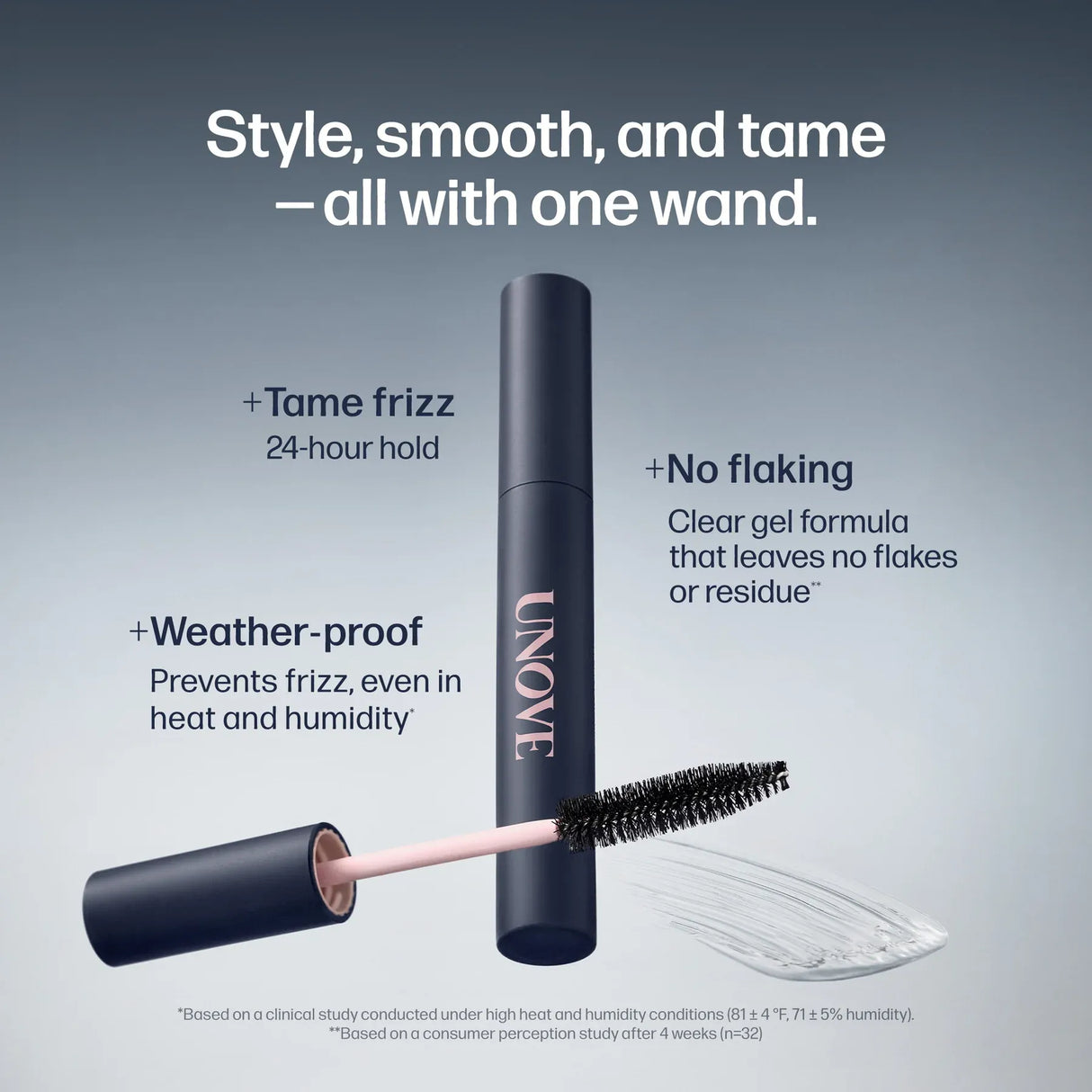 Unove Frizz-Calming Sleek Hair Finishing Stick Blush Musk 10ml