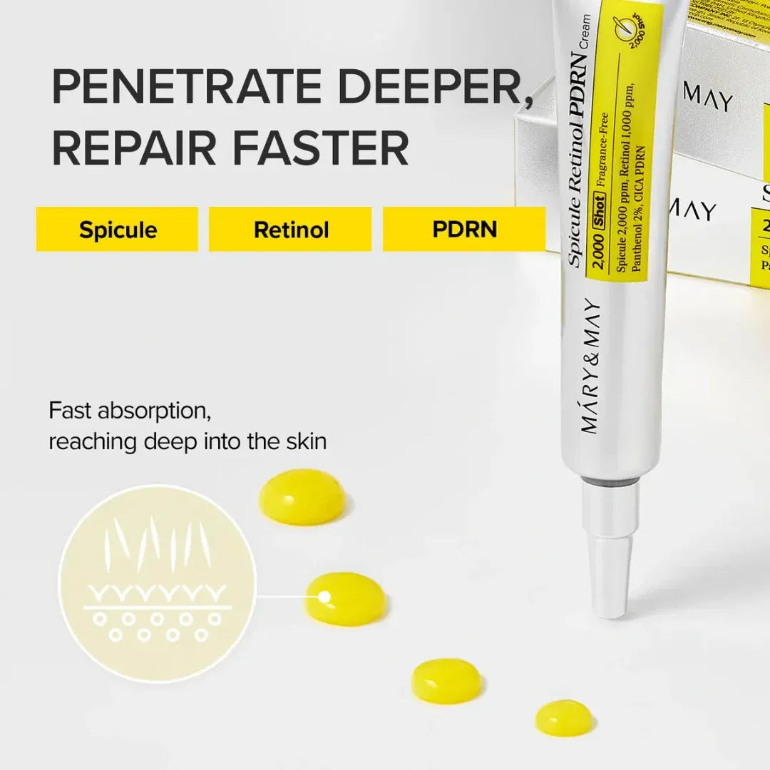 Mary&May Spicule Retinol PDRN Cream 15g