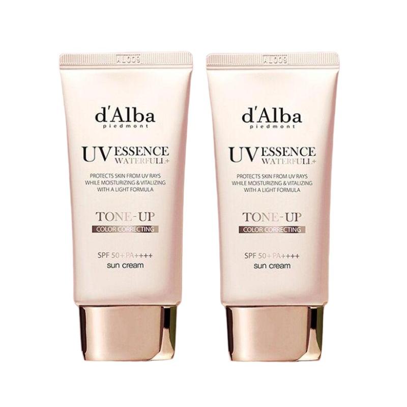 D'Alba Waterfull Tone Up Sun Cream Duo SPF50+ 50m*2