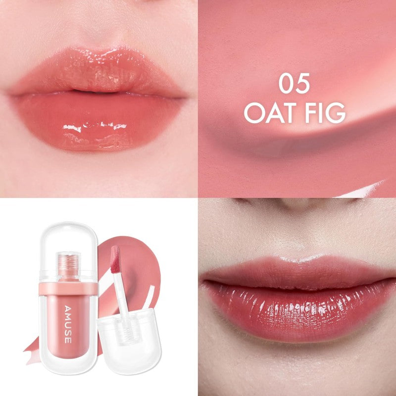 Amuse Jel-Fit Lip Tint #05 Oat Fig