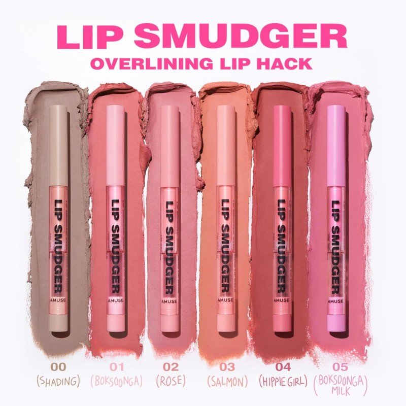 Amuse Lip Smudger Color #05 Boksoonga Milk