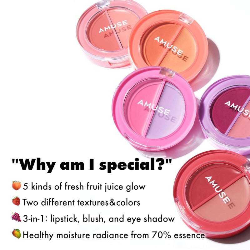 Amuse Lip & Cheek Healthy Balm #04 Grape Balm