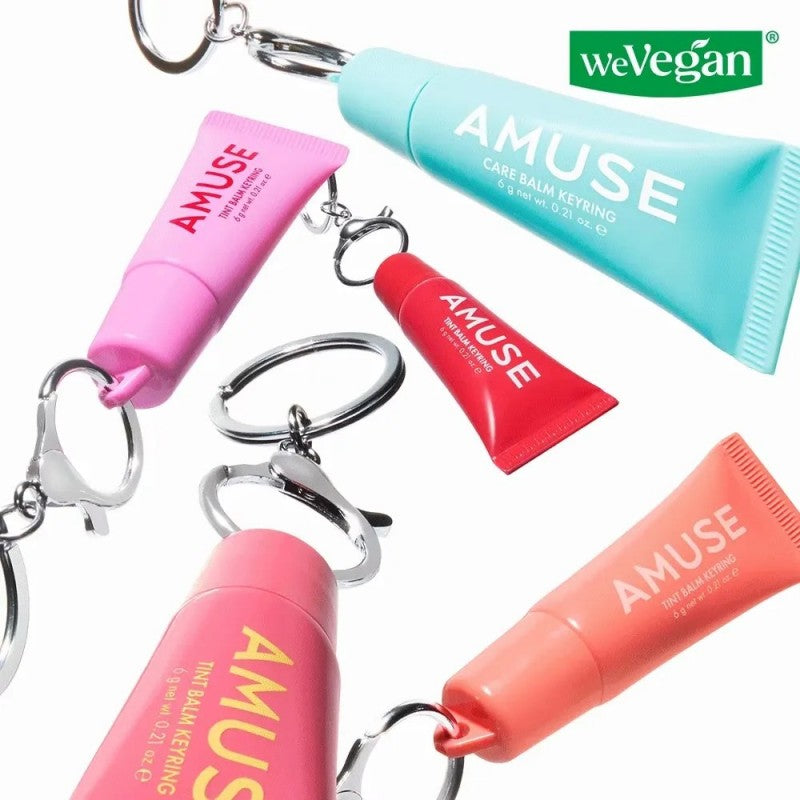 Amuse Care Balm Keyring Lip Balm #02 Happy Girl