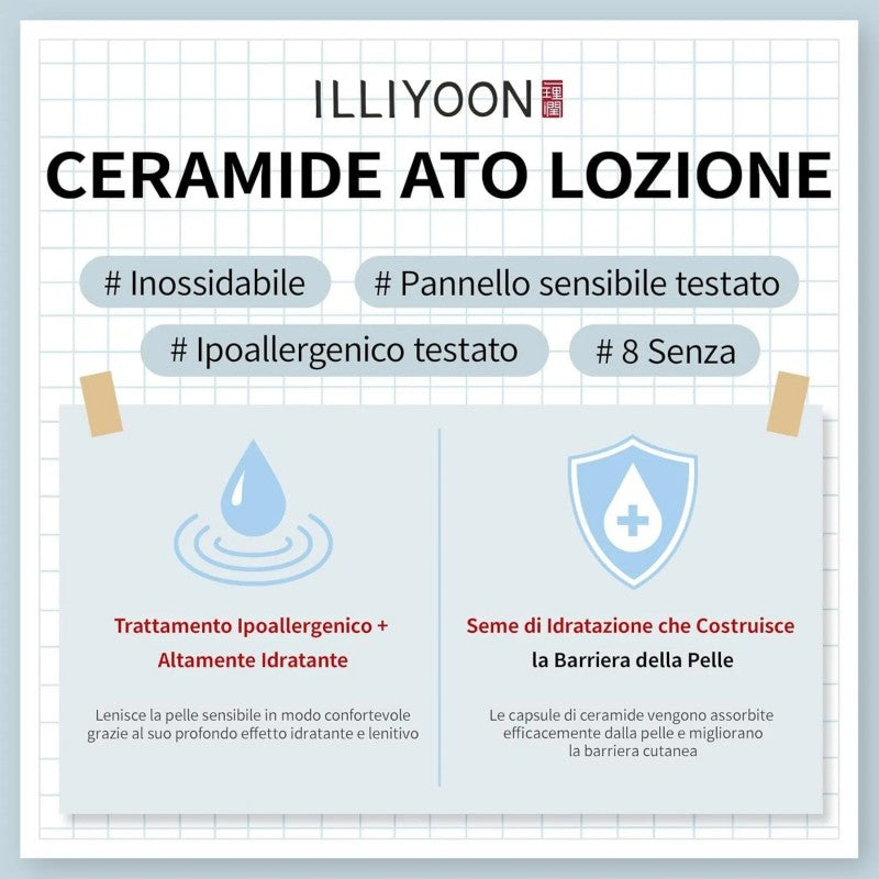 Illiyoon Ceramide Ato Lotion Set 334ml+100ml