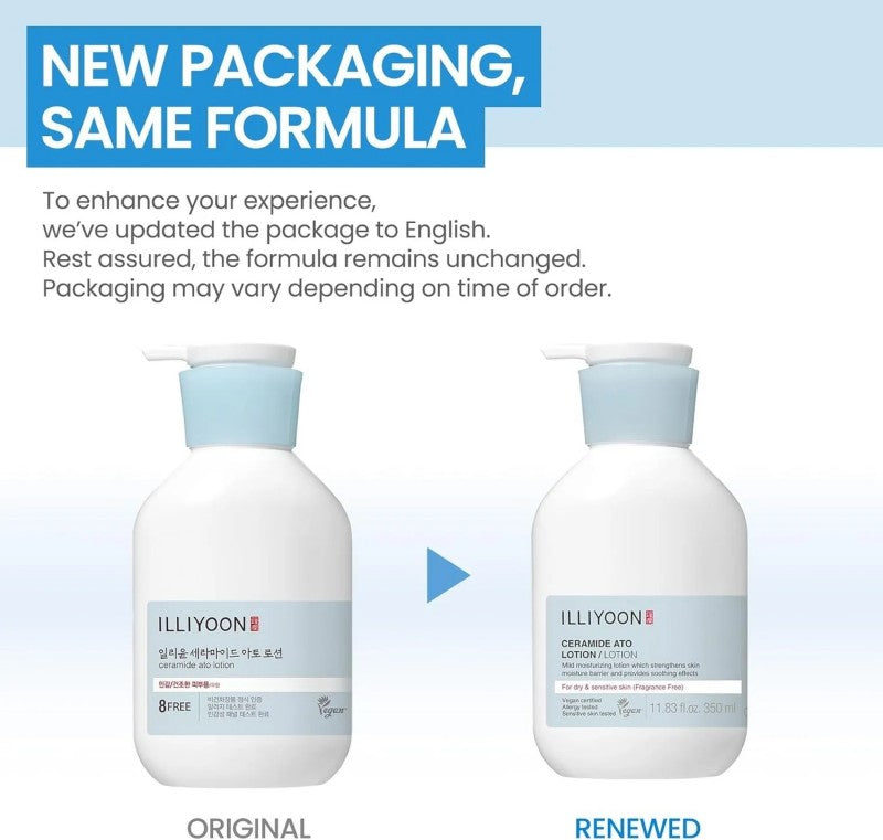 Illiyoon Ceramide Ato Lotion Set 334ml+100ml