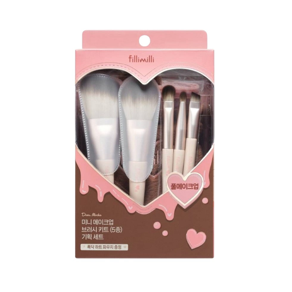 Fillimilli Mini Make Up Brush Set 5pcs