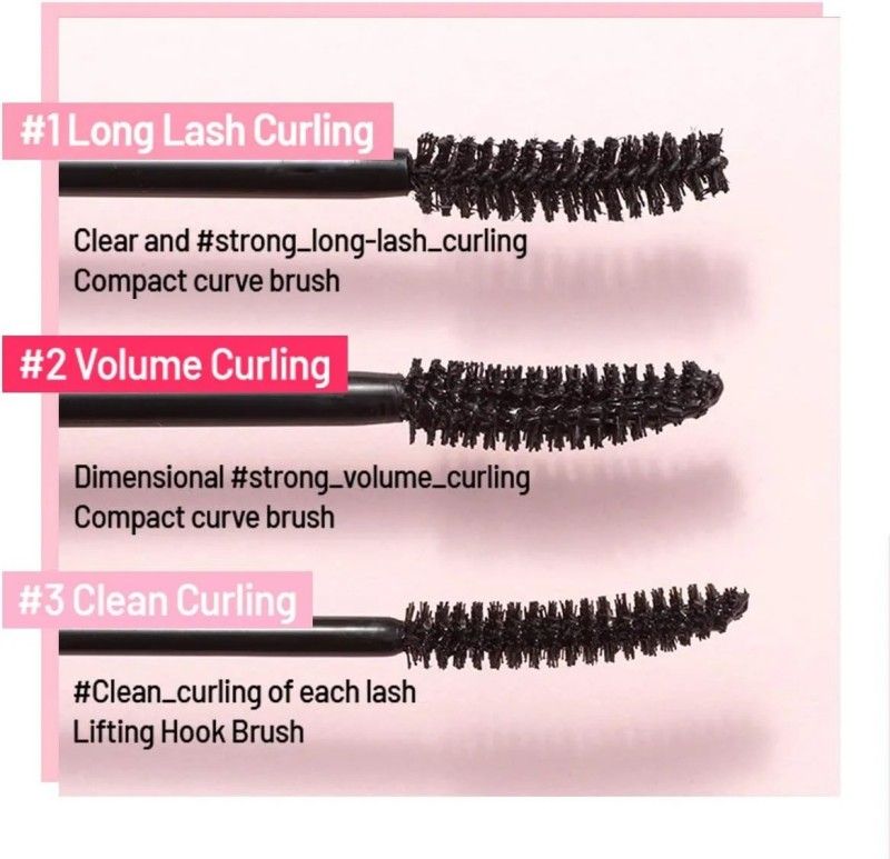 Peripera Ink Black Cara 03 Clear-Set Curling