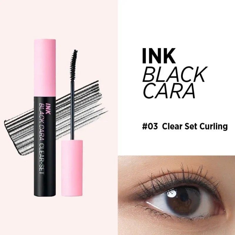Peripera Ink Black Cara 03 Clear-Set Curling
