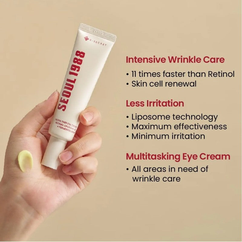 Ksecret Seoul 1988 Eye Cream Retinal Liposome 4% + Fermented Bean 30ml