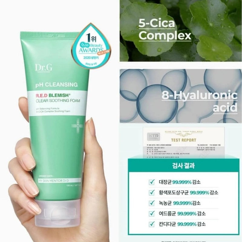 Dr.G PH Cleansing R.E.D Blemish Clear Soothing Foam 150ml