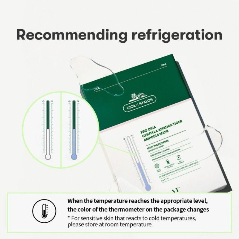 VT Pro Cica Centella Asiatica Tiger Ampoule Mask 5pcs