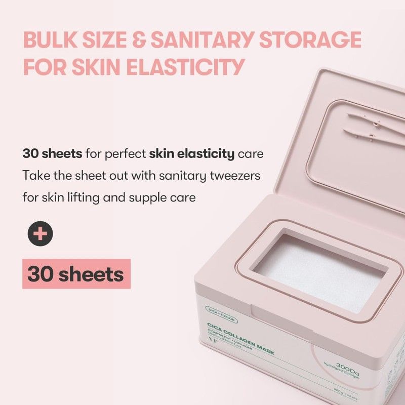 VT Cica Collagen Mask 30pcs