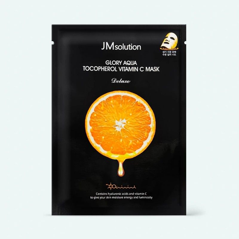 JM Solution Glory Aqua Tocopherol Vitamin C Mask 1pcs