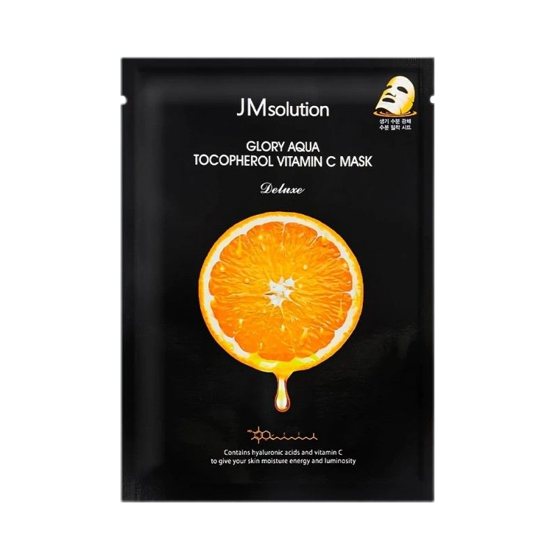 JM Solution Glory Aqua Tocopherol Vitamin C Mask 1pcs