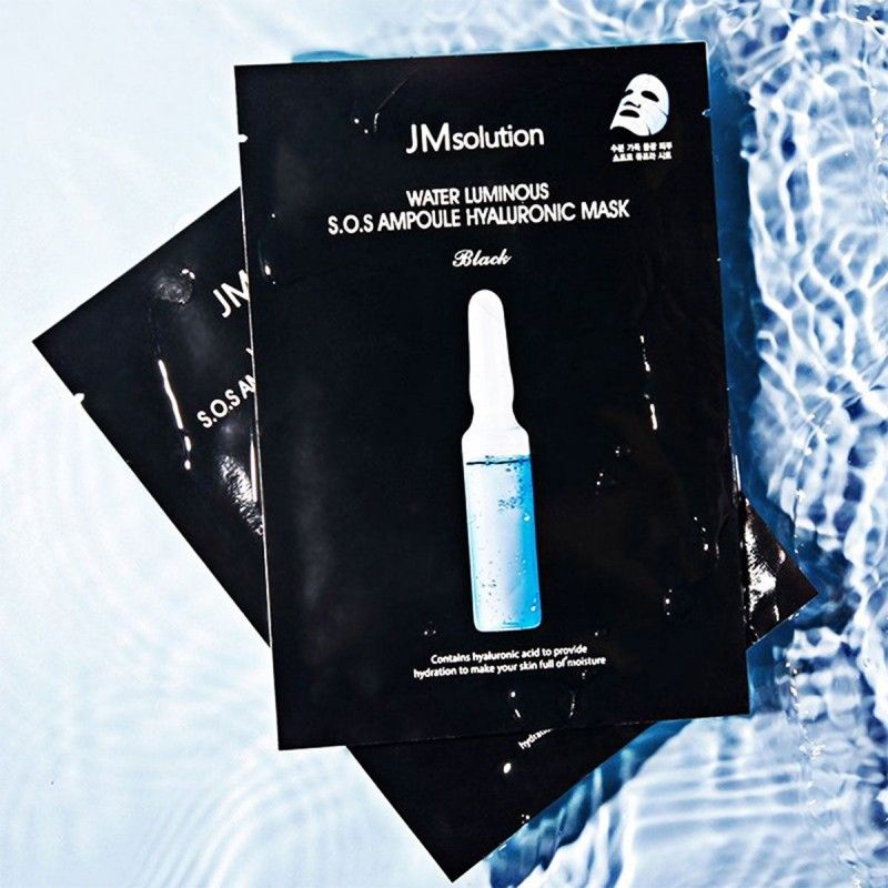 JM Solution Water Luminous S.O.S Ampoule Hyaluronic Mask 10pcs