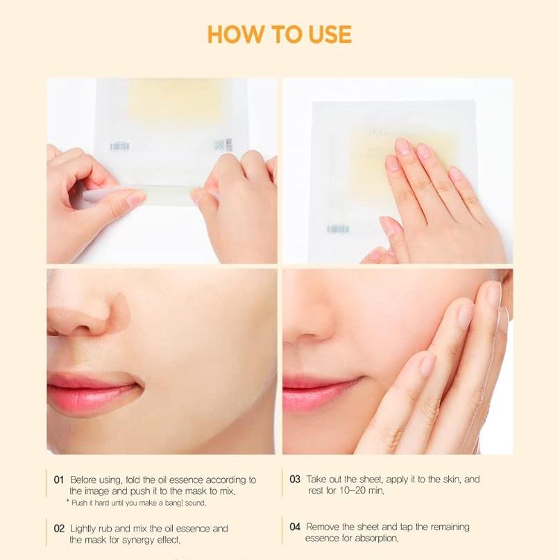 JM Solution Luminous S.O.S Ampoule Vita Mask Black 1pcs