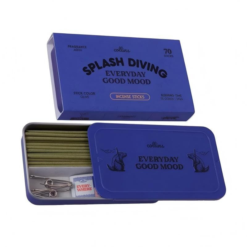 Collins Splash Diving Incense Sticks Aqua Fresh 70pcs