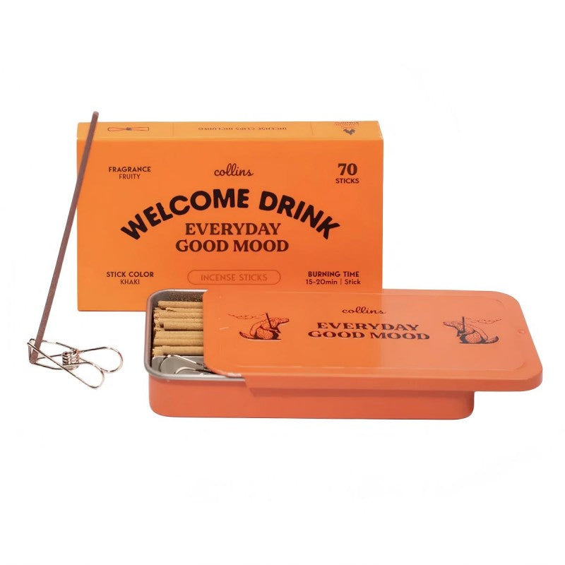 Collins Everyday Good Mood Incense Sticks Welcome Drink 70pcs