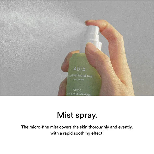 Abib Heartleaf Facial Mist Calming Spray 150ml + Refill 150ml