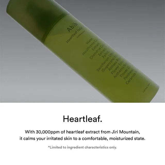 Abib Heartleaf Facial Mist Calming Spray 150ml + Refill 150ml
