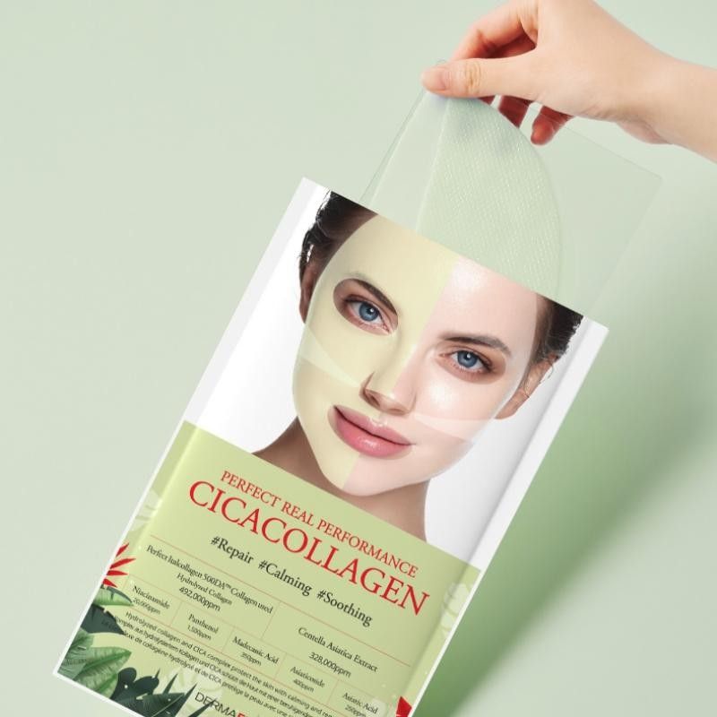 Dermafix Perfect Real Performance Cica Collagen Mask 8pcs