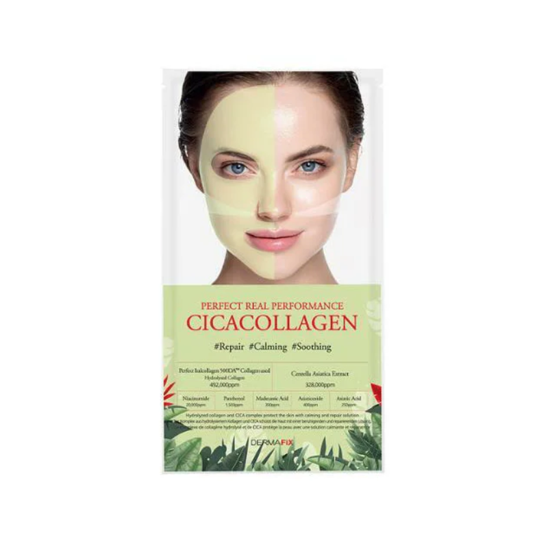 Dermafix Perfect Real Performance Cica Collagen Mask 8pcs
