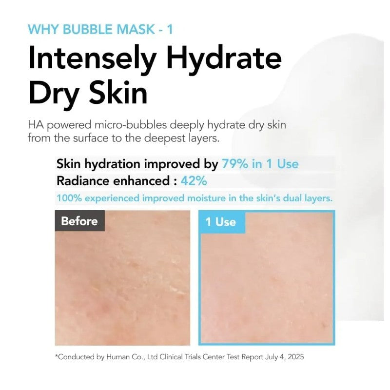 Menokin 30 Seconds Quick Bubble Mask Moist 95ml