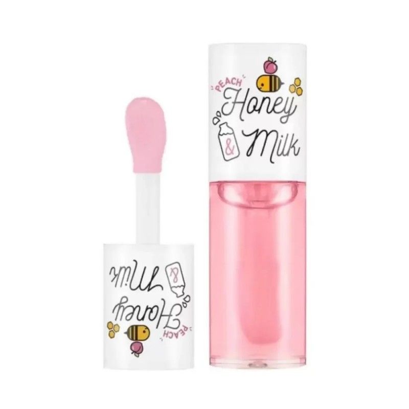 Apieu Honey and Milk Lip Oil Peach 5g