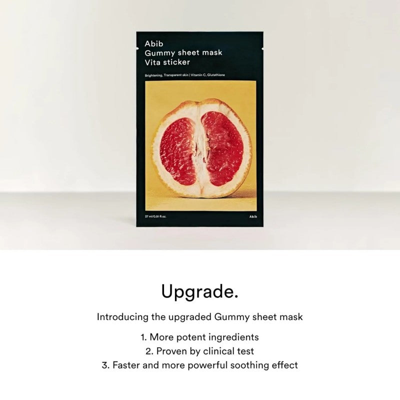 Abib Gummy Sheet Mask Vita Sticker 1pcs