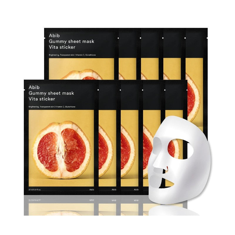 Abib Gummy Sheet Mask Vita Sticker 10pcs